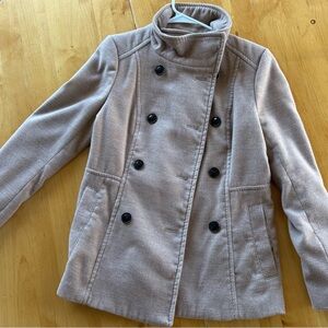 H&M Women's Classic Tan Pea Coat